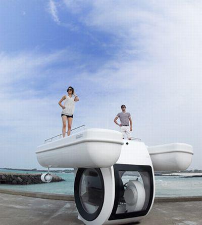 號稱是潛艇界Segway的「EGO半潛艇」