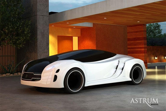 酷到掉渣的Astrum Meera磁浮概念車