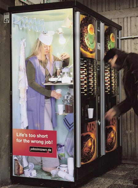 生命不該浪費在錯誤的工作上,當然廣告也是!