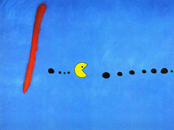 當電玩人物踏進古典名畫…