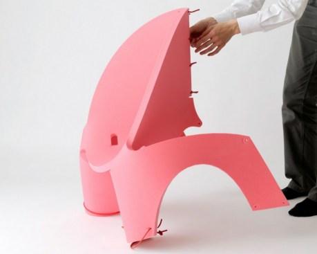 孩子的美感不能等！快坐上粉嫩兒童椅「EVA Chair」