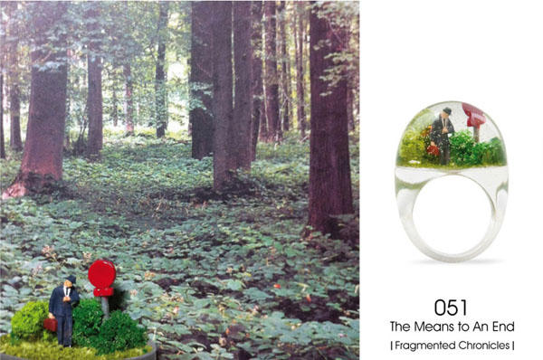 迷你水晶球戒指撿拾每個回憶碎片