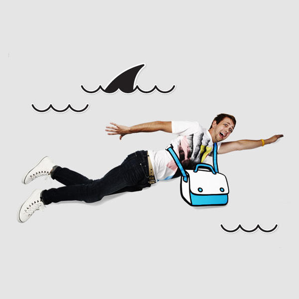 [台灣設計]從紙上跳出來的包包「Jump From Paper漫畫包」