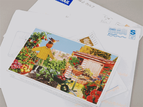 捻花惹草的明信片變成你桌上的後花園