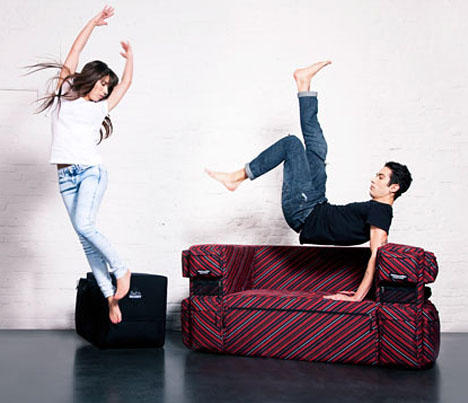 背包or沙發？兩個願望一次解決的「背包沙發」