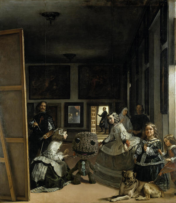 當電玩人物踏進古典名畫…