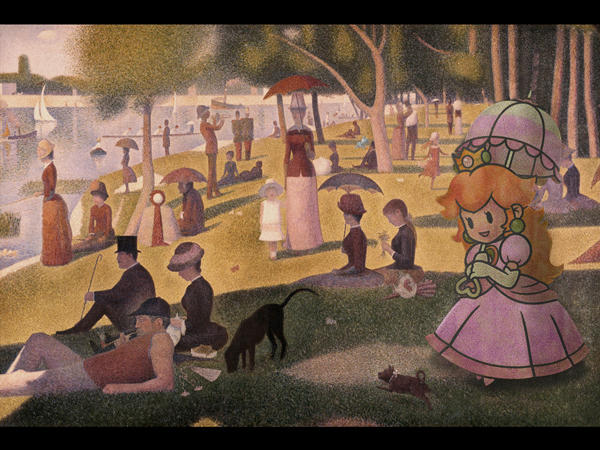 當電玩人物踏進古典名畫…