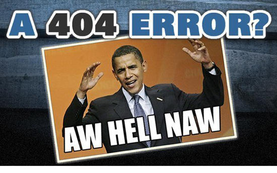 20 個很有梗的「404 Error」網頁出錯頁面