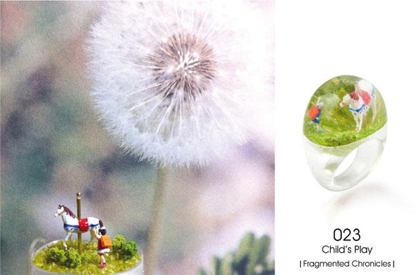 迷你水晶球戒指撿拾每個回憶碎片