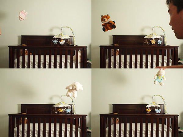 可愛到飛起來的彈跳嬰兒照