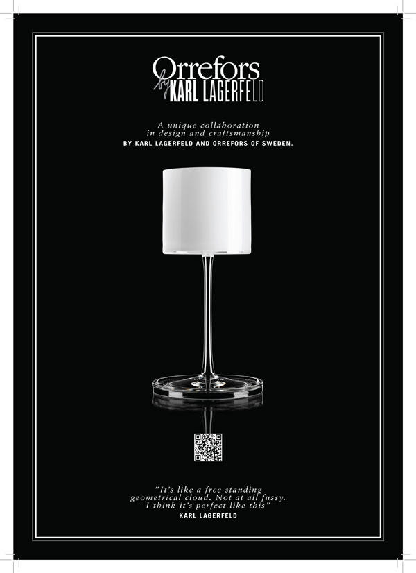 時尚大帝拉格斐跨界搞玻璃？！Orrefors by Karl Lagerfeld