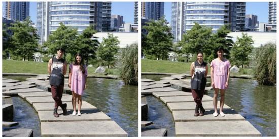 誰說情侶裝一定要穿得一樣呢？交換穿更有愛意呀！(硬撐)