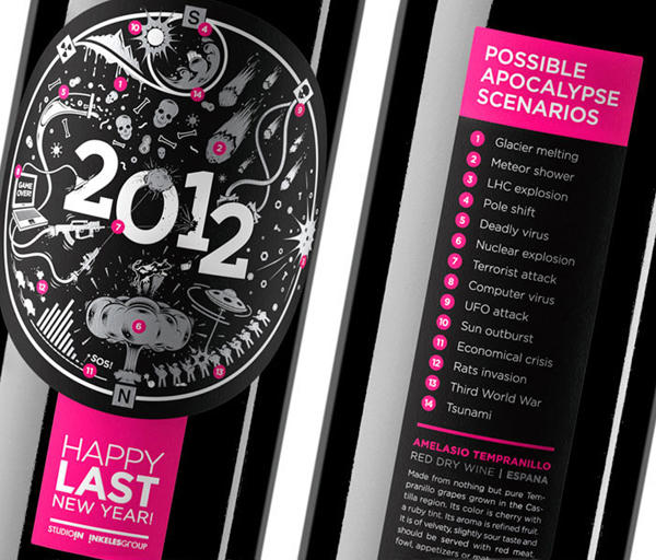 2011年的最後一杯酒，2012年可怕預言葡萄酒