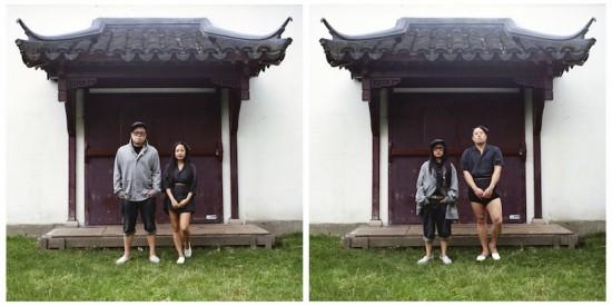 誰說情侶裝一定要穿得一樣呢？交換穿更有愛意呀！(硬撐)