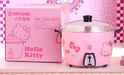 哈囉kitty大同電鍋，哈日又哈台