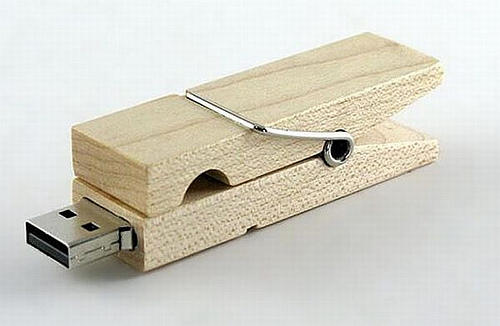 自然的純淨風味～10款木製USB隨身碟