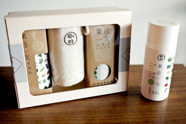 【生活玩物】愛上乾淨的感覺,《剛好》果珍一次洗淨粉