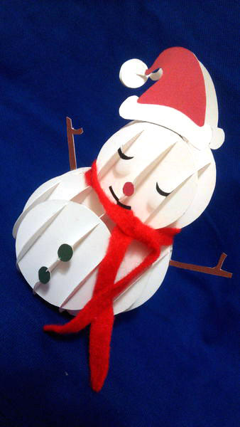 【讀者投稿】DIY OK！做一個自己的立體聖誕雪人