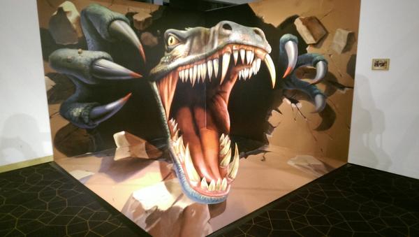 魔幻世界3D藝術展,體驗破牆而出的驚奇/