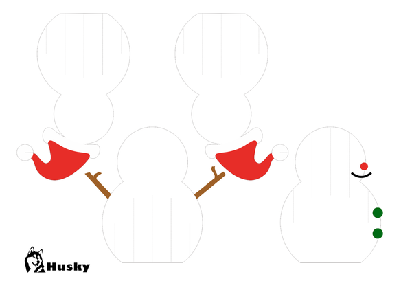 【讀者投稿】DIY OK！做一個自己的立體聖誕雪人