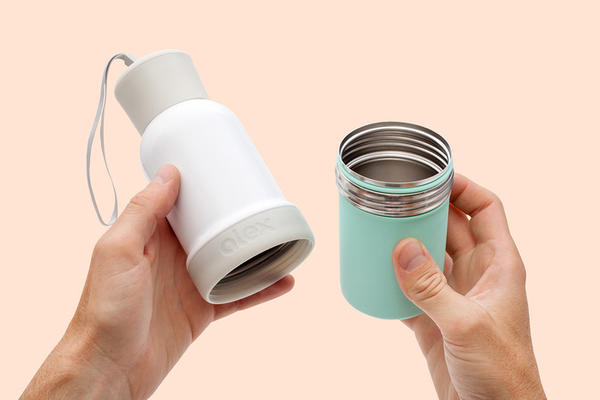 不算創新卻是人人需要，中段可旋開的隨身瓶ALEX Bottle