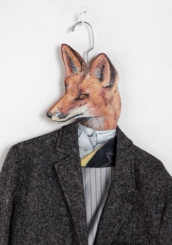 迷人動物造型衣架，絕佳趣味的服裝展示