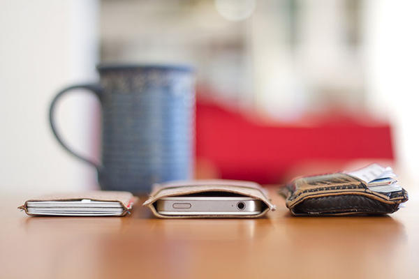 極簡主義，天然樹皮錢包Bark