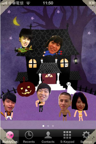 【APP】卡通身體打電話！遊戲通訊錄BuddyCon 2.0