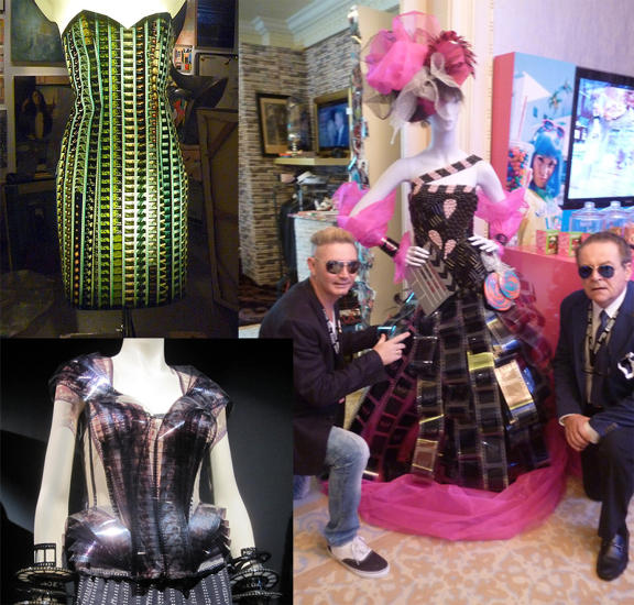 伸展台上的底片時尚