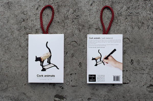 動物造型軟木塞架,把紅酒塞留作紀念