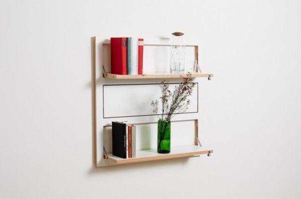 聰明家具Fläpps Shelving System 讓你買衣櫃跟餐桌的錢都省了！