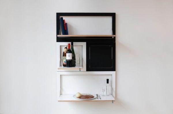 聰明家具Fläpps Shelving System 讓你買衣櫃跟餐桌的錢都省了！