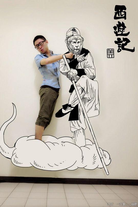 看蓋括用畫筆與攝影建構想像世界