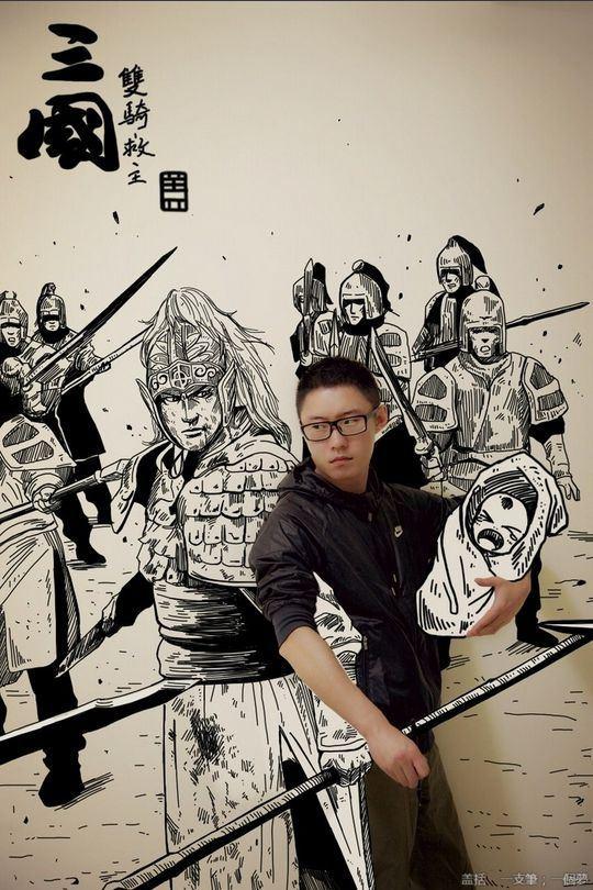 看蓋括用畫筆與攝影建構想像世界