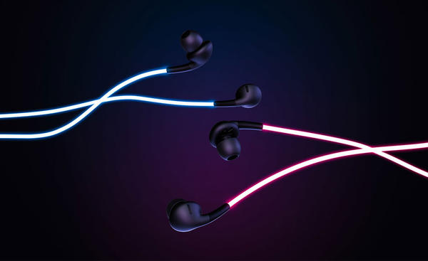 『聽』起來就很炫！隨節奏發光的 Glow 耳機