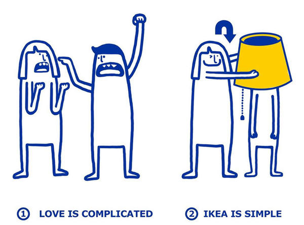 IKEA 簡單愛指南，用插畫分享愛情更長久的小秘訣！