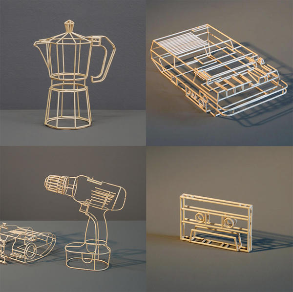 製圖人生,讓設計師做惡夢的線條化房間