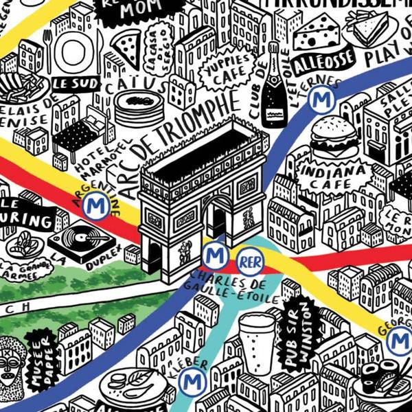 跟 Google Maps 拼了！超個性手繪風格地圖