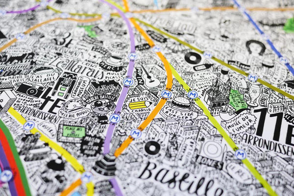 跟 Google Maps 拼了！超個性手繪風格地圖