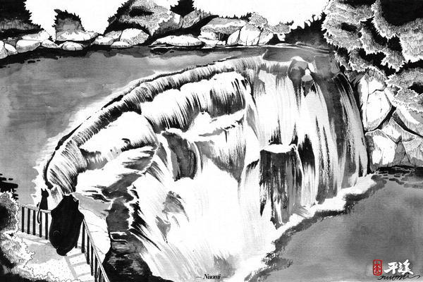 【設計大人物】Nuomi 的插畫旅行地圖---平溪菁桐