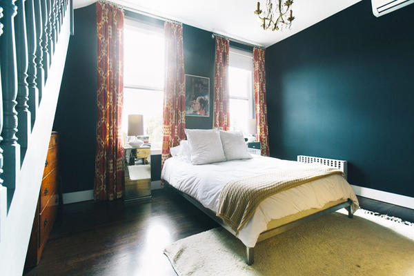 紐約藏書挑高公寓