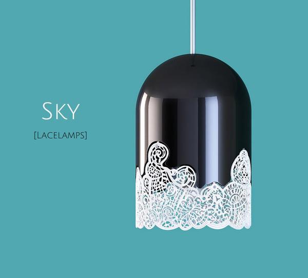 3D列印的蕾絲燈罩，把室內空間變成夢幻王國