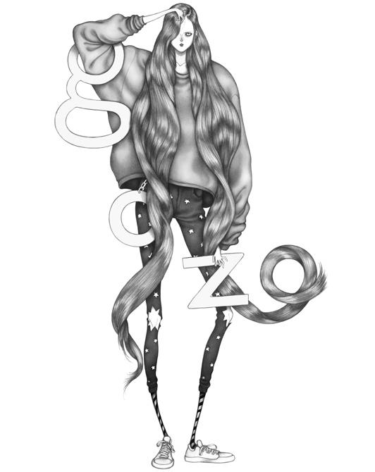 靈動詮釋的時尚插畫設計