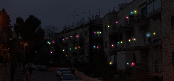 天天都像在過節，超有氣氛的太陽能LED曬衣夾