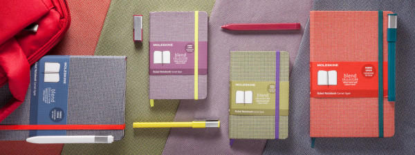 傳奇筆記本 Moleskine 的新面貌，布編織書皮陪你渡過冷冷冬天