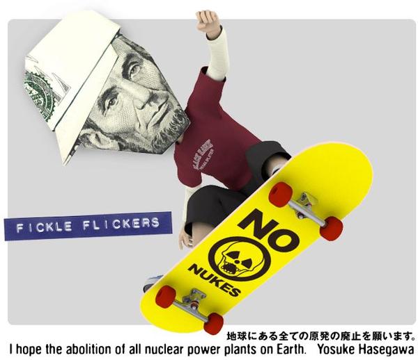 鈔票大人物!用紙鈔摺成的立體總統人像