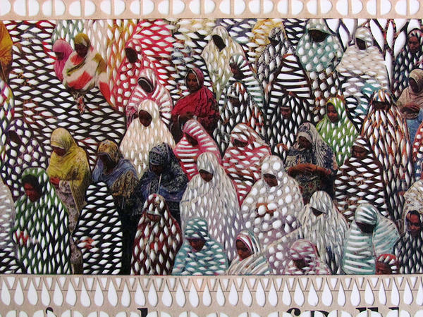 舊報紙變身刺繡蕾絲,超精美的紙雕藝術