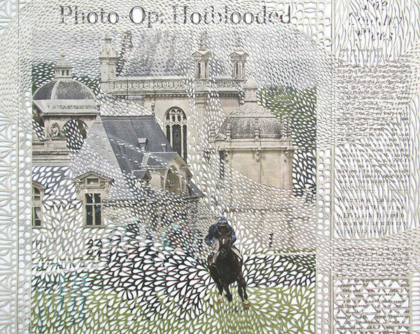 舊報紙變身刺繡蕾絲,超精美的紙雕藝術