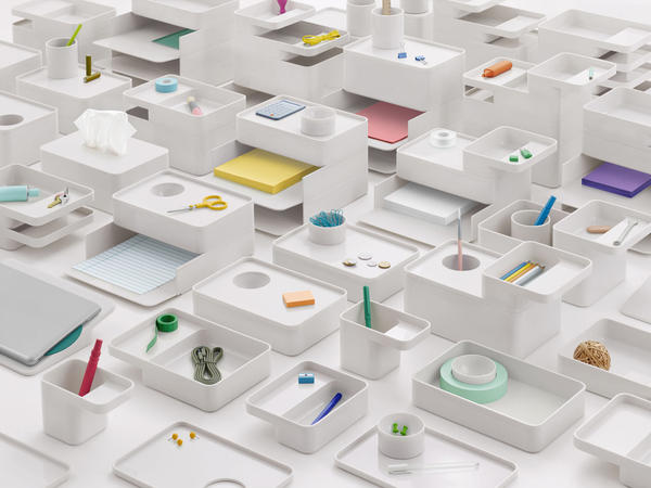 專為 Herman Miller 量身打造的模組化辦公文具組