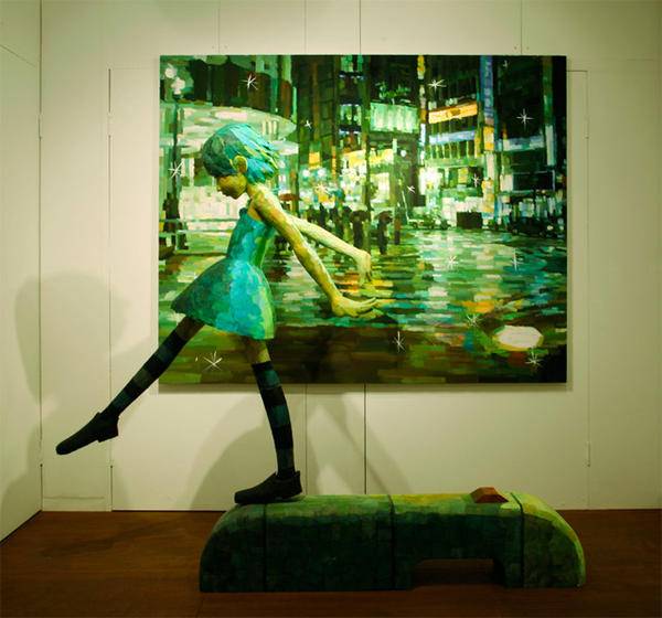 從畫中走出來的故事，SHINTARO OHATA 雕塑作品